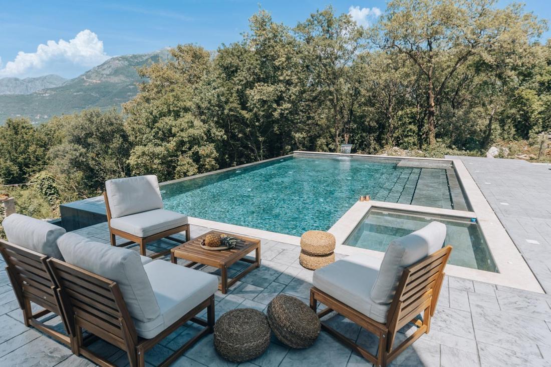 Villa Principium With Infinity Edge Pool&Hot Tub 科托尔 外观 照片